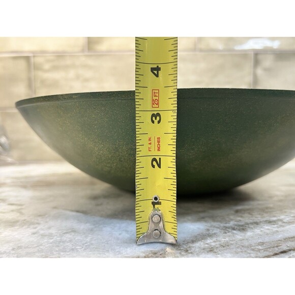 Vintage Fleetwood Green Mid Century Modern 13" Salad/ Serving Bowl Retro MCM - Picture 7 of 8